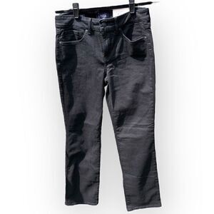 NWT NYDJ Women's Marilyn Straight Denim Jeans black size 4 1021943